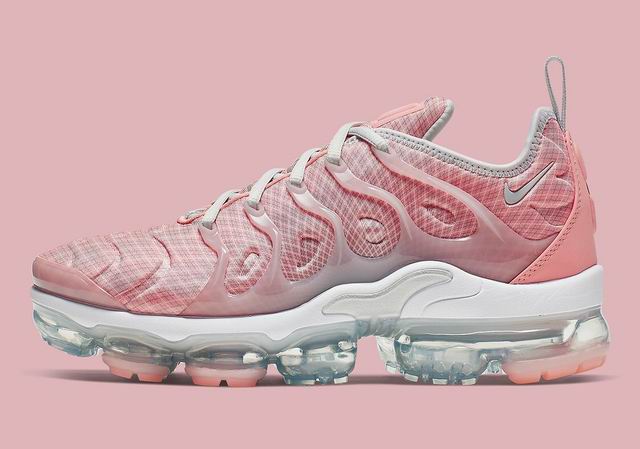 Cheap Nike Air VaporMax Plus Women's Running Shoes Pink White-21 - Click Image to Close
